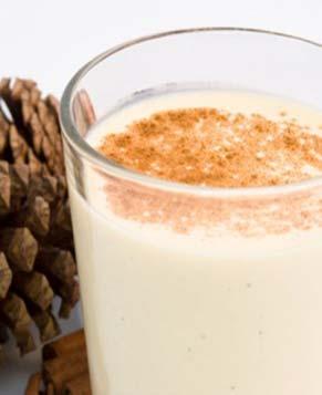11 Holiday Calorie Quiz How many calories in a 6 ounce cup of egg nog? A. 258 B. 290 C. 340 D.