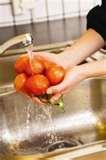 Clean Foods Rinse fresh fruits and vegetable