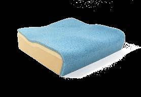 CUSHIONS TOP LAYER HR Foam is cool to touch and not affected by heat build up or extreme cold like Visco foam.