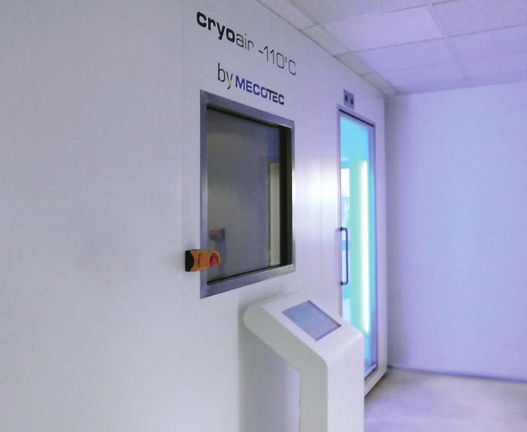 The cryoair cold chambers are safe, comfortable to use, can be almost fully automated and equipped with a remote control function to reduce service costs.