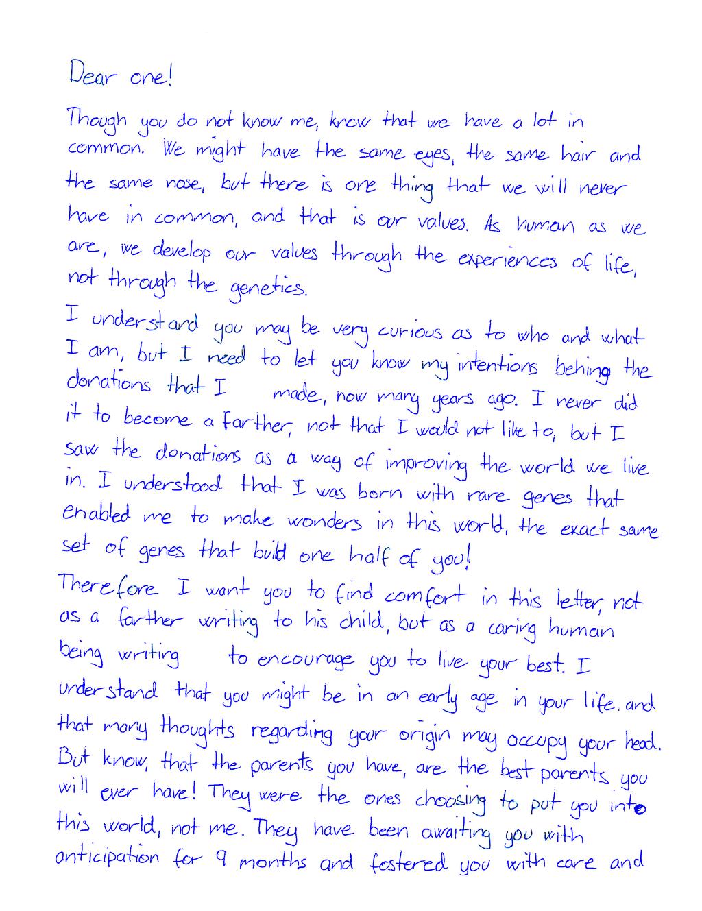 A personal message from MICHEL - page 1 of 4 My