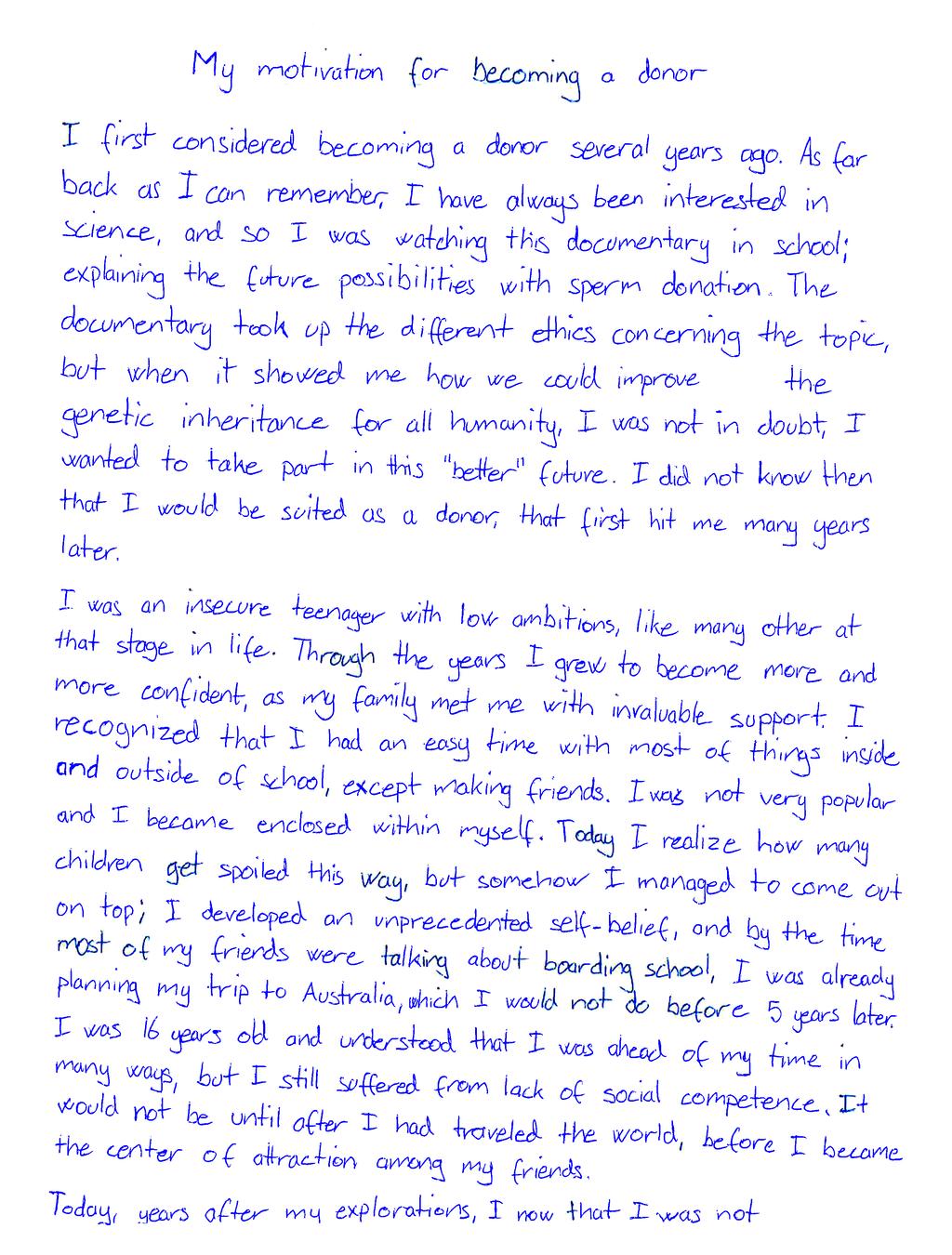 A personal message from MICHEL - page 3 of 4 My