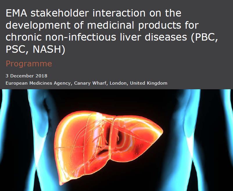 EMA stakeholder meeting - Questions Discuss the difficulties and opportunities for drug development in the field of chronic liver disease which should include: - Identification of appropriate