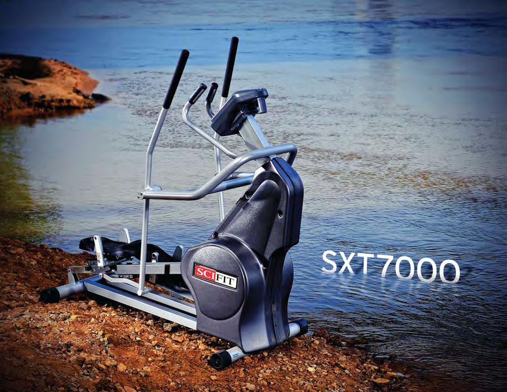 ELLIPTICALS SXT7000 TOTAL BODY ELLIPTICAL This whole body cross trainer provides a natural total body movement that creates a true-to-life walking cadence.