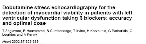 B-blocker withdrawal is not necessary before DSE when viability is the clinical information in question.