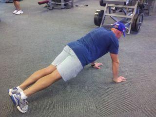 Workout D X-Body Mountain Climber Brace your abs. Start in the top of the push-up position.