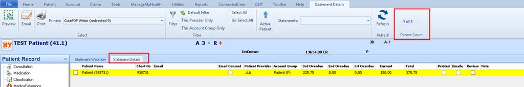 This will allow a preview of audit details of the statements configured for all schedules with a Completed status.