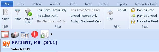 Filter Today s Filed Results in Provider Inbox A new option to filter the current day s filed results is introduced in the Provider