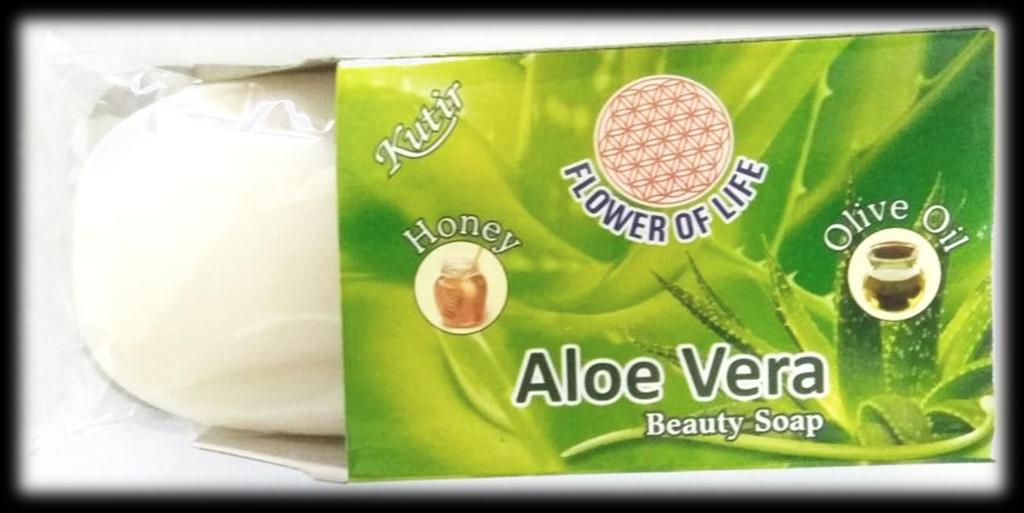 Aloevera Soap Aloe Vera Healing Properties: It treats sunburn It acts as a