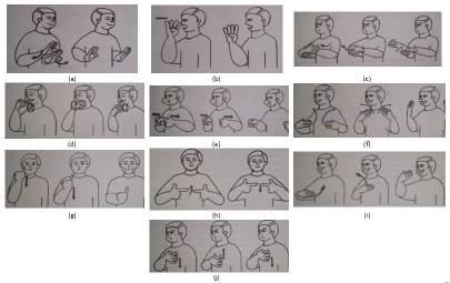 The Brazilian Sign Language Database The first step was to choose the signs that contained changes in facial expression during execution.