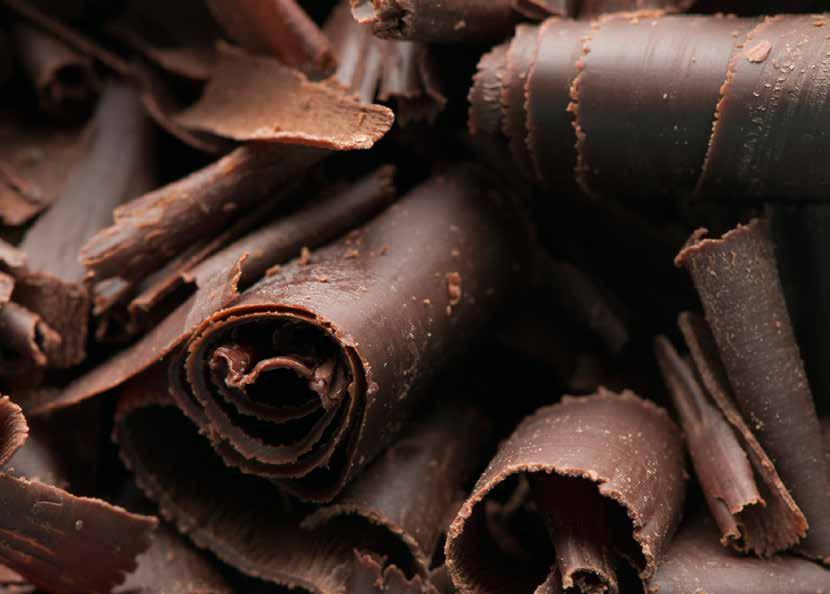 DARK CHOCOLATE Dark chocolate, rich in