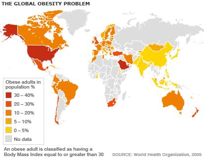 World Health Organization (2000): The spread of obesity in the world is