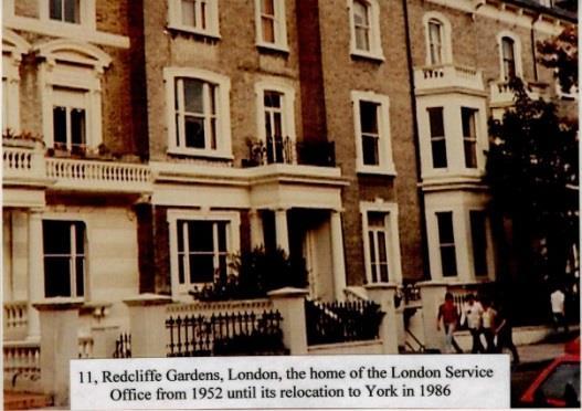 least one year s sobriety 1952 - London Service Office opened in Redcliffe Gardens - later becomes GSO 1957 - General