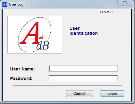 Opening AudBase 1. Login into the computer. 2.