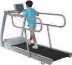 The RTM600 Rehabilitation Treadmill is the only treadmill to offer a true zero starting speed, 1/10 mph speed increments over a range of 0-10 mph, plus powered incline and decline in both forward and