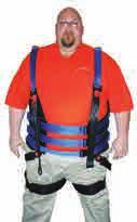 Worn as a vest around the upper torso, the Support Harness DLX provides patients with security and safety from falling when used with the FreeStep SAS or Unweighing System.