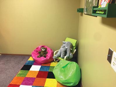 Added a Play Therapy Room that promotes different types of theraputic play.