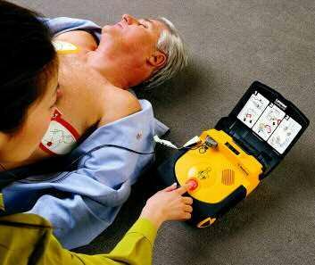 the R-wave, synchronized by the defibrillator > Modern units can discriminate the R-wave