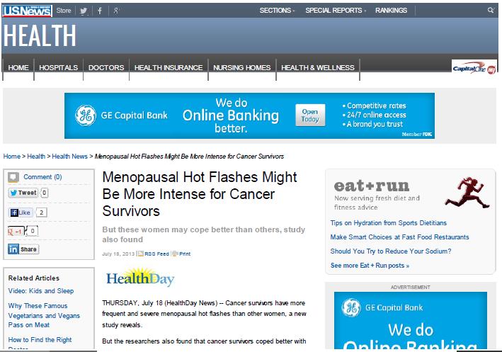 Both expected and surprising, these results highlight that all menopausal