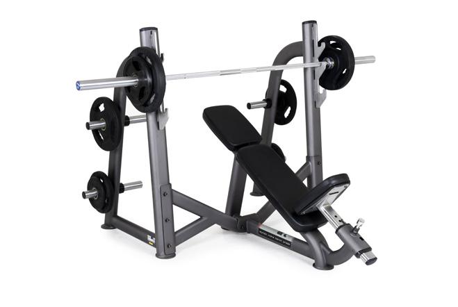 820H Olympic Horizontal Bench Press (with disc storage) The classic bench press redefined.