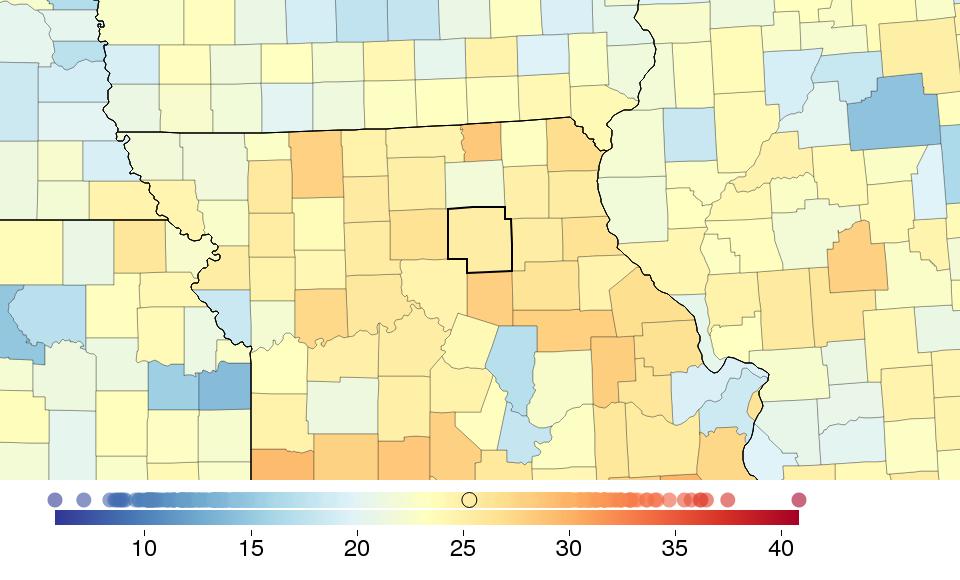 FINDINGS: SMOKING Sex Macon County Missouri National National rank %