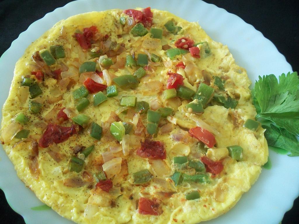 Example Meal Plan for One Day Breakfast: 3 to 4 Egg Omelet with diced