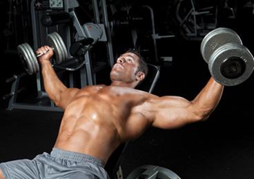 CHEST FINISHERS THE FLY AND PRESS For this workout crusher you will need an adjustable bench.