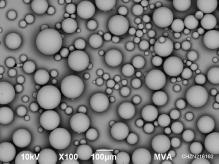 Patiromer (VELTASSA) Oral Suspension Patiromer Electron Microscopy Image Free-flowing powder of small, spherical beads (~100 µm) 1 Active moiety, patiromer, is nonabsorbed 1,2 Calcium (rather than