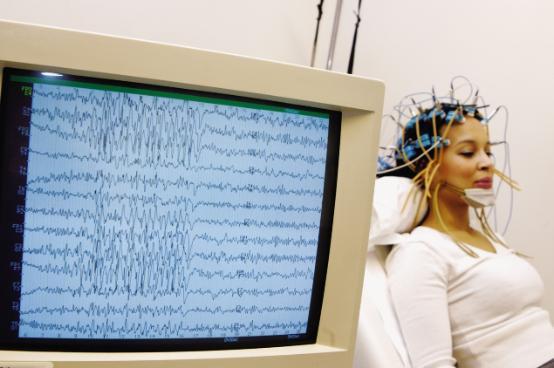 Electroencephalogram (EEG) An amplified recording of the electrical waves