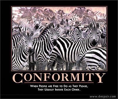 CONFORMITY We all like to fit in So sometimes we change our behavior to match others ASCH: THE LINE GUY
