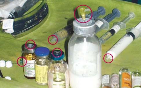 Unsafe Injection Practices - contamination of medication vials or intravenous (IV) bags