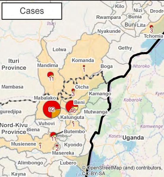 GLOBAL HEALTH CHALLENGES IN THE 21 st CENTURY Ebola Cases, DRC INFECTIOUS DISEASE Malaria: 216M cases and 445,000 deaths annually Tuberculosis: 25% of world population infected 1.