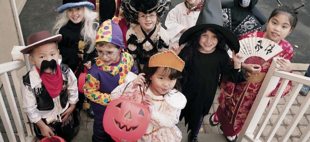HALLOWEENS TRICK OR TREAT SAFETY TIPS The excitement of children and adults at this time of year can sometimes make them not as careful as they would normally be.