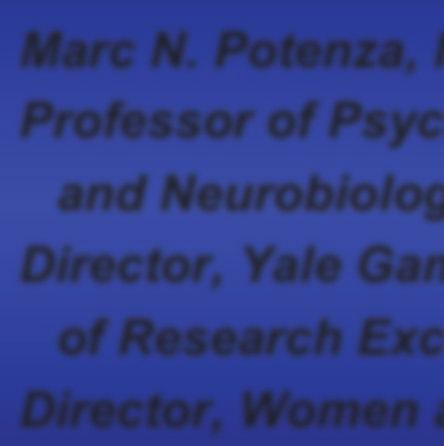 Neurobiology Director, Yale Gambling Center