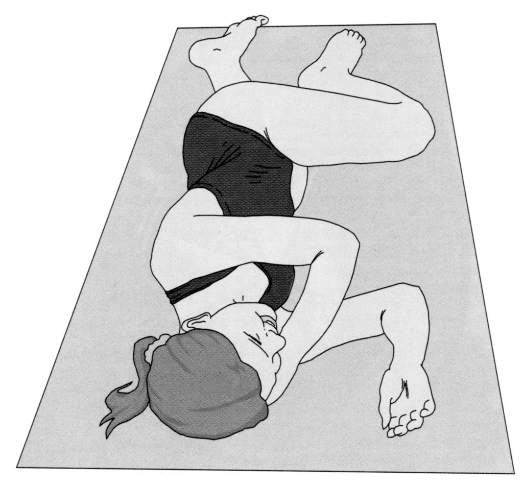 8. (a) Figure 3 shows a swimmer placed in the recovery position at the side of a swimming pool. Figure 3 (i) When would someone be placed in the recovery position?