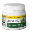 Green Trio 1 tbl = 500 mg Packing: SKU 540 tablets Packing: 80 tablets code: 37068 code: 37067 960 SKU 10 SKU 1 500 SKU A unique product that contains all three green food Spirulina, Chlorella and
