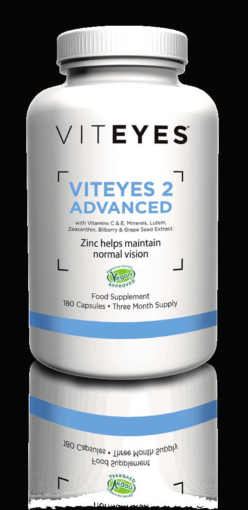 VITEYES 2 ADVANCED for happy healthy eyes Zinc which helps