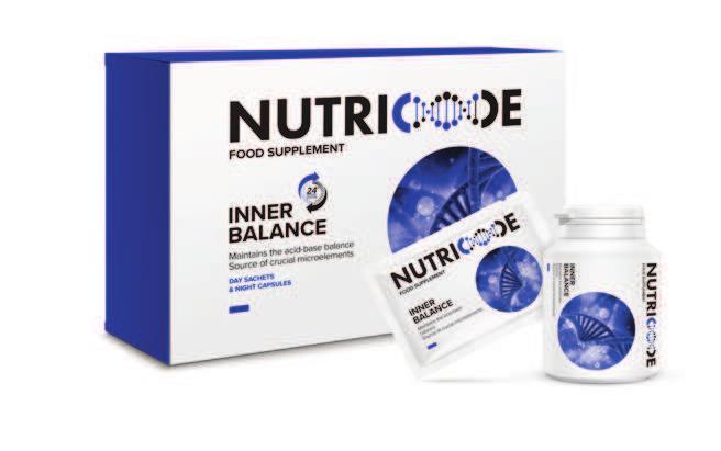 NUTRICODE 3 NUTRICODE COMPOSITION COMPOSITION ASPARTAME FREE ASPARTAME FREE INNER BALANCE The best source of key