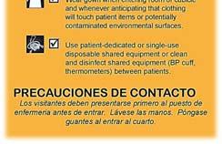Disinfect shared equipment Special enteric