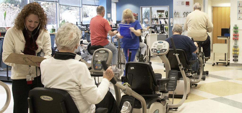 Our program is designed to help rebuild strength and provide education to manage heart health in the future. Many patients finish rehab at a higher level of performance than they had prior to surgery.