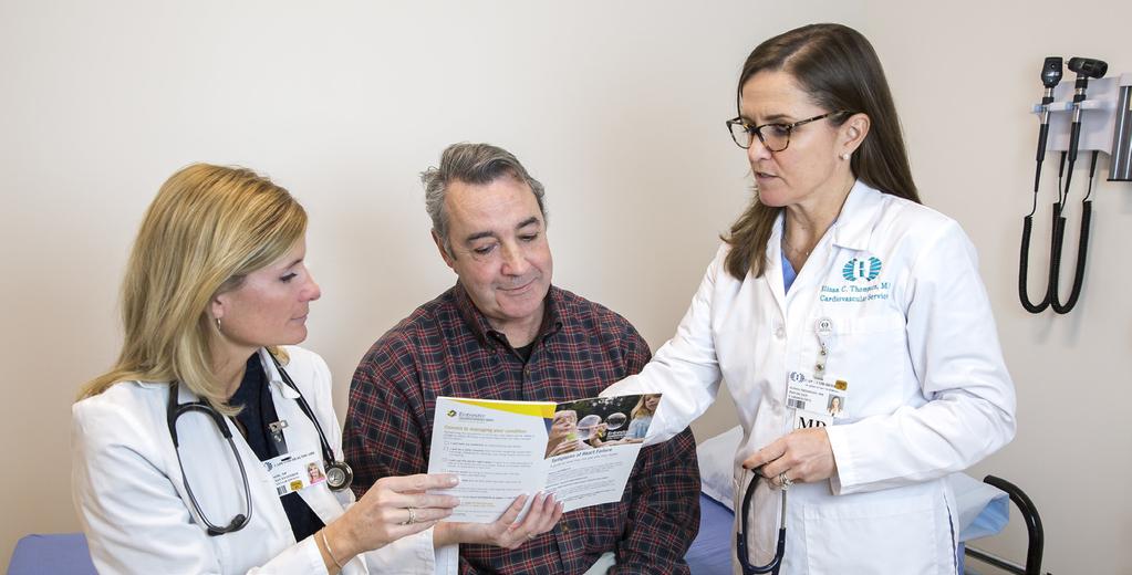 Heart Failure Clinic Monitoring and managing chronic heart conditions in a team-based approach, Cape Cod Healthcare s Heart Failure Clinic is dedicated to the personalized care that helps patients