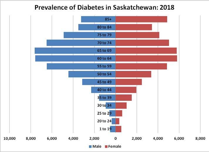 The analysis for this report was conducted using a model of the prevalence and cost of DFU in Saskatchewan in 2018 constructed by the C 4 SE.
