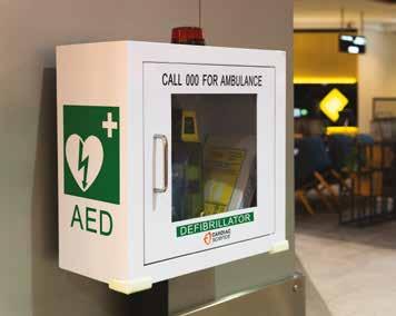 Importantly, this program has also provided training for local sporting recipients and the AED to be registered with Ambulance Victoria.