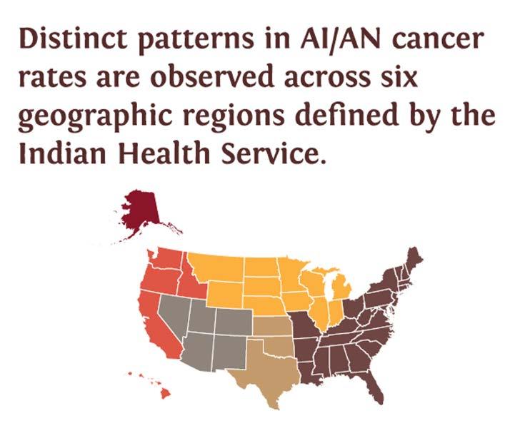 American Indian Cancer Data Lung Cancer #1 Deaths Alaska (m/f) East (m/f) Northern Plains (m/f) Southern Plains (m/f) Pacific Coast (m/f) Southwest (m=#1) Southwest (w=#2 Source Data: White MC,