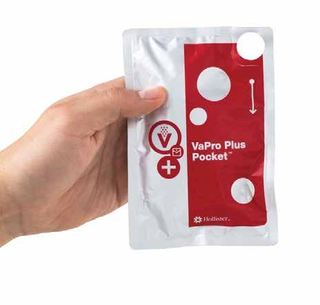 VaPro Plus Pocket Touch Free Hydrophilic Intermittent Catheter Cleverly compact. Brilliantly hygienic.
