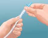 VaPro Plus Pocket touch free intermittent catheter system Procedure Guide for Males 7 Hold the catheter in one hand, and with