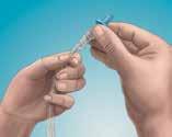 VaPro touch free intermittent catheter Procedure Guide for Males 7 Hold the catheter in one hand, and with the other hand advance the catheter