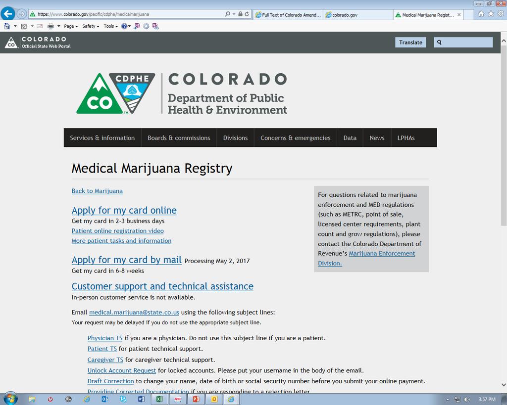 Colorado Red Card Requirements to Apply as caregiver: Apply Online vs Mail 2 Physician certifications licensed Parent Colorado ID/license Birth certificate