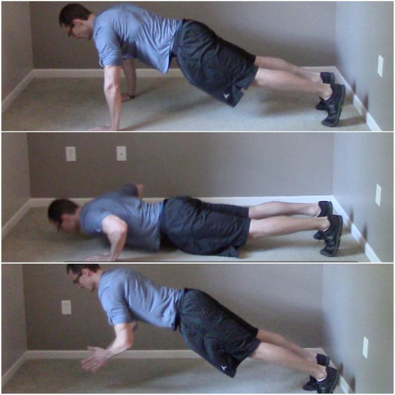 Exercise Descriptions Dips 1. Place your hands on a flat bench positioned behind you.