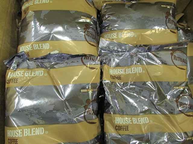 RITUALS Coffee GROUND HOUSE BLEND URN CAFFEINATED # 8332900 24/14 OZ.